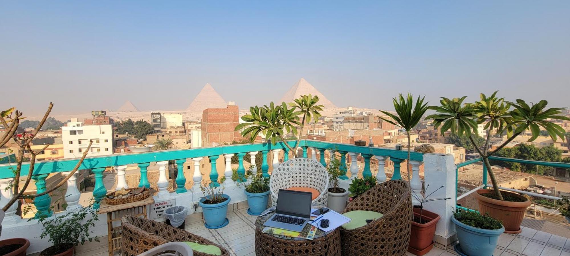 Pyramids Temple Guest House Kafrat al Jabal Exterior foto